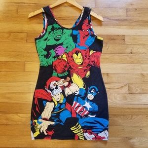 Marvel character tank dress